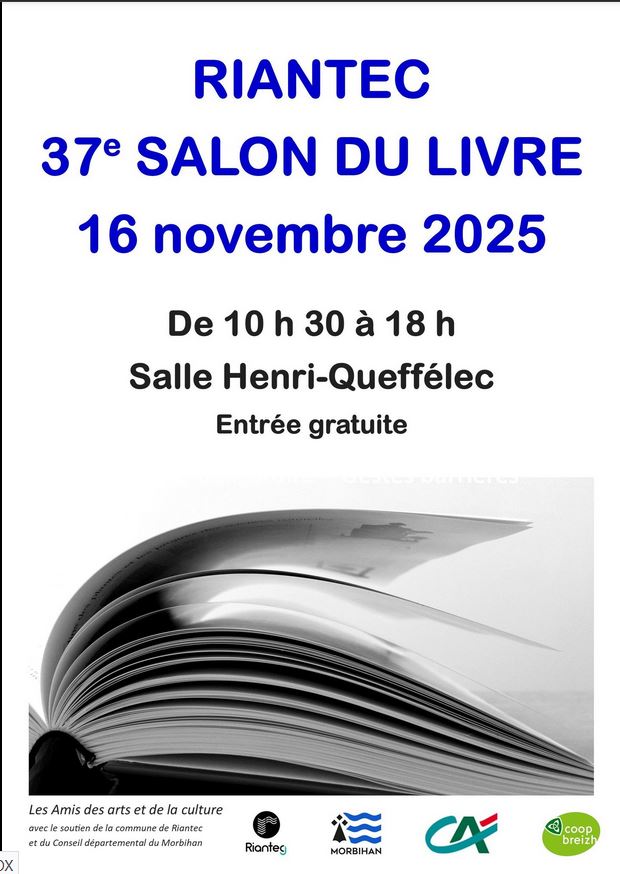 37ème Édition du salon du livre de Riantec